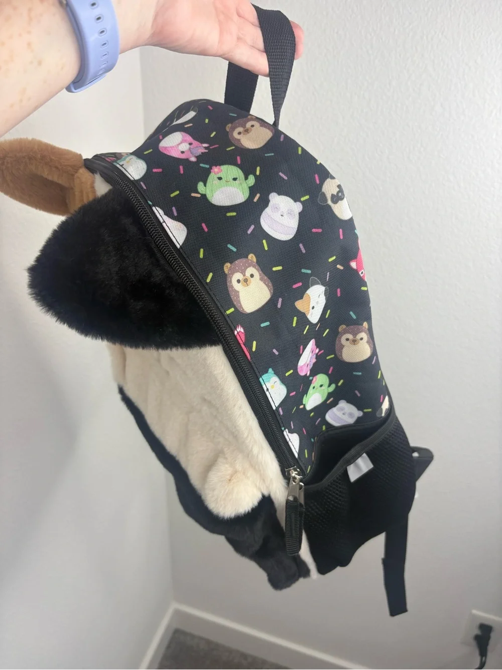 Cam the Calico Cat Soft Squishmallows Backpack